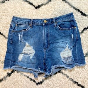 SALE🌟 Articles of Society Destroyed Denim Shorts